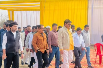 Festivities in Jewar ahead of the Prime Minister’s return; the airport inauguration is set to transform the future of the entire NCR IMAGE CREDIT TO REPORTER