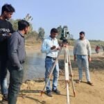 The process of constructing a bridge over the Pahada River has accelerated; a survey team has arrived from Lucknow IMAGE CREDIT TO सेतु निगम