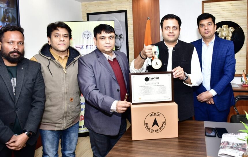 India Book of Records: Ghaziabad Municipal Corporation gets its name recorded IMAGE CREDIT TO NAGAR NIGAM