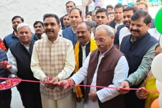 Minister of State Asim Arun inaugurated the Mata Ramabai Library in Muradnagar IMAGE CREDIT TO INFORMATION DEPARTMENT