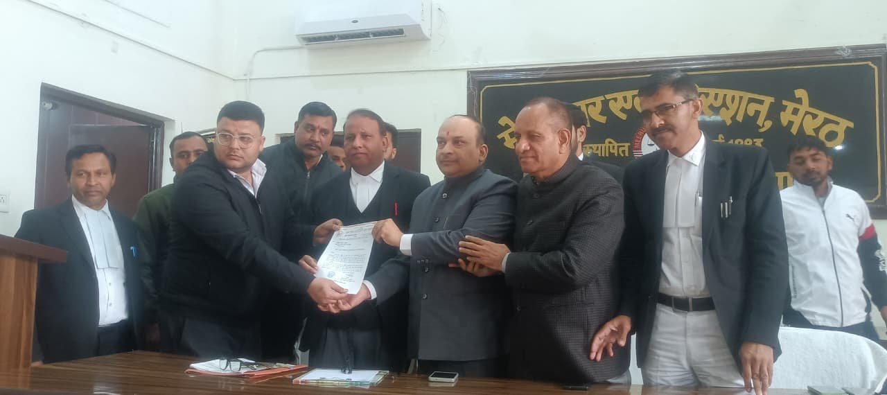 The Uttar Pradesh Goswami Yuva Mahasangh gave open support to the Meerut Bandh, giving new momentum to the movement for the establishment of a High Court bench in western Uttar Pradesh IMAGE CREDIT TO गोस्वामी युवा संघ