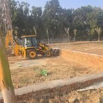 Major action by GDA in Modinagar: Bulldozers roared over illegal colonies being developed on about 26 bighas of land IMAGE CREDIT TO AUTHORITY