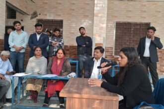 Speed in the Special Intensive Revision Campaign: District Magistrate Medha Rupam inspected preparations at the booths IMAGE CREDIT TO INFORMATION DEPARTMENT