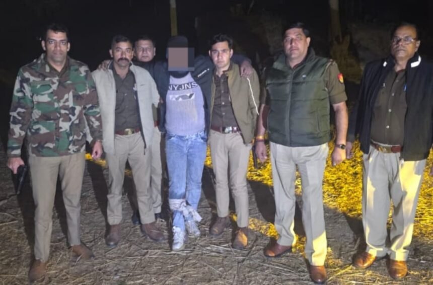 Cow Smuggler Arrested After Encounter, Illegal Weapons and Vehicle Seized IMAGE CREDIT TO POLICE