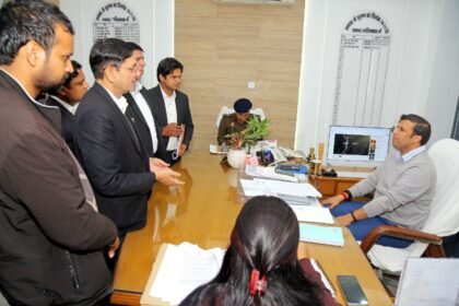 Public Hearing Held Under the Chairmanship of DM Ravindra Kumar Mandad IMAGE CREDIT TO INFORMATION DEPARTMENT