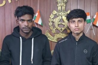 Cyber Police Arrest Two Fraudsters for Cheating in the Name of Online Share Trading IMAGE CREDIT TO POLICE