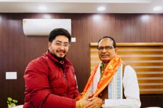 BKU youth leader Eklavya Sahara met the Union Agriculture Minister and presented the problems of the farmers IMAGE CREDIT TO एकलव्य सहारा