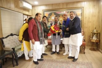 Important conversation of the teacher delegation with the Union Education Minister on the demand to end the Tet requirement IMAGE CREDIT TO फेडरेशन