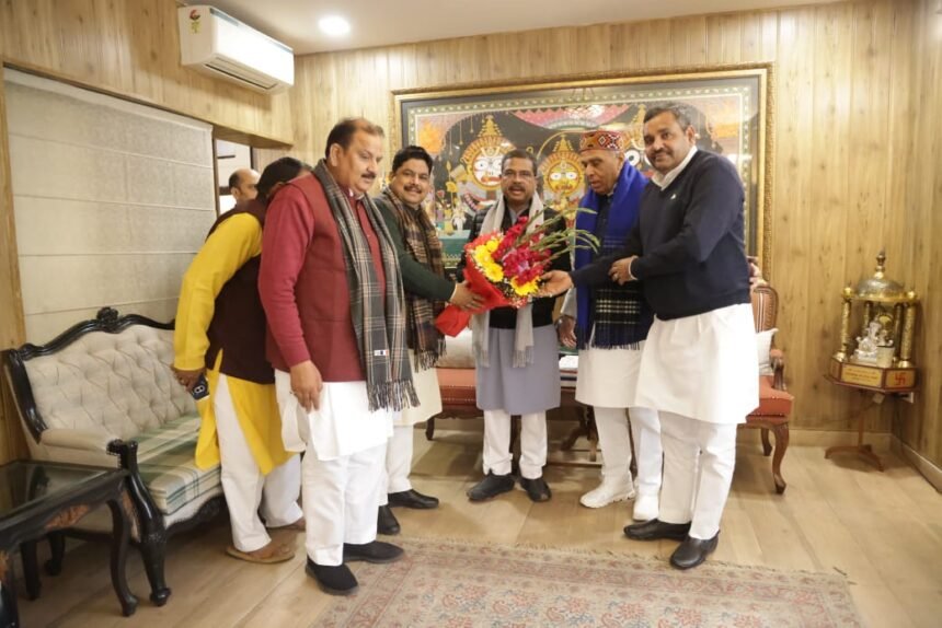 Important conversation of the teacher delegation with the Union Education Minister on the demand to end the Tet requirement IMAGE CREDIT TO फेडरेशन