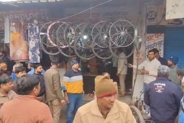 Imran was shot dead in broad daylight in Muradnagar town, Uved reached the police station and surrendered IMAGE CREDIT TO POLICE