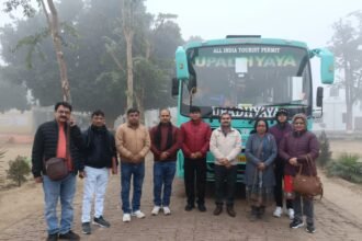 Teachers and students took an educational tour of Narora Nuclear Power Generation Centre IMAGE CREDIT TO COLLEGE