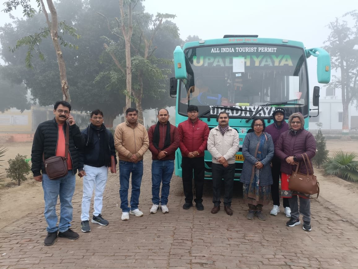 Teachers and students took an educational tour of Narora Nuclear Power Generation Centre IMAGE CREDIT TO COLLEGE