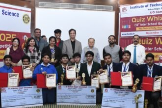 Grand finale of Quiz Whiz 2025 at ITS Mohannagar, talent of 30 thousand students gets stage IMAGE CREDIT TO आईटीएस इंस्टीट्यूट