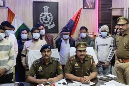 Police arrested 12 accused playing gambling IMAGE CREDIT TO POLICE