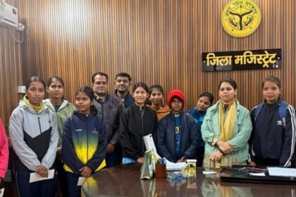 Women athletes received encouragement under Mission Shakti, boosting the morale of sports talents IMAGE CREDIT TO INFORMATION DEPARTMENT
