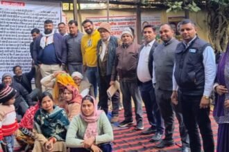 Indefinite protest demanding removal of Garhmukteshwar toll and new bypass, public support continuously increased IMAGE CREDIT TO REPORTER