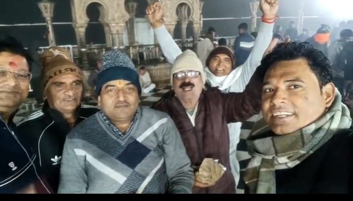 Devotees of Raman Bihari Seva Samiti completed Char Dham and Braj Parikrama IMAGE CREDIT TO समिति