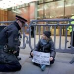 Environmental activist Greta Thunberg detained during Palestine support demonstration in London IMAGE CREDIT TO REPORTER