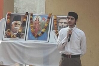 The message of bravery and sacrifice echoed on Bal Veer Day in village Roza Mahadevpur of Greater Noida IMAGE CREDIT TO संघ