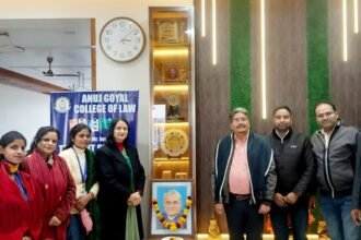 Message of values, environment and patriotism in Anuj Goyal Law College on Tulsi Day and Atal Jayanti IMAGE CREDIT TO महाविद्यालय