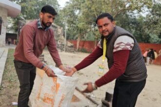 Innovative effort to conserve puja material in Jewar, strong message given of water cleanliness IMAGE CREDIT TO फाउंडेशन