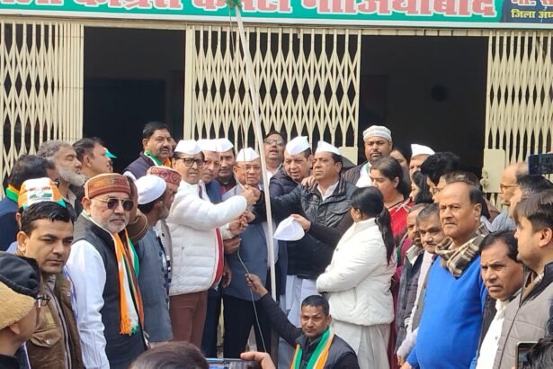 Historical event in Ghaziabad on the 144th foundation day of Congress, commemorated the legacy of ideology and struggle IMAGE CREDIT TO CONGRESS