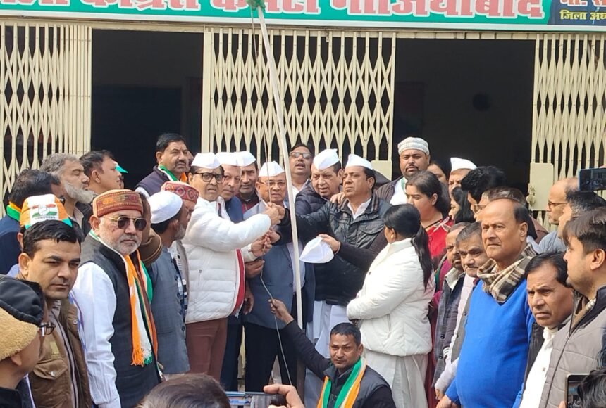 Historical event in Ghaziabad on the 144th foundation day of Congress, commemorated the legacy of ideology and struggle IMAGE CREDIT TO CONGRESS