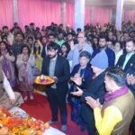 A great gathering of devotion and devotion in ITS Mohan Nagar complex, crowd gathered at Mata Ki Chowki IMAGE CREDIT TO आईटीएस इंस्टिट्यूट
