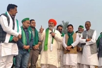 Rakesh Tikait reached Ghaziabad, Chaudhary Navtej Singh was made the state secretary IMAGE CREDIT TO भारतीय किसान यूनियन