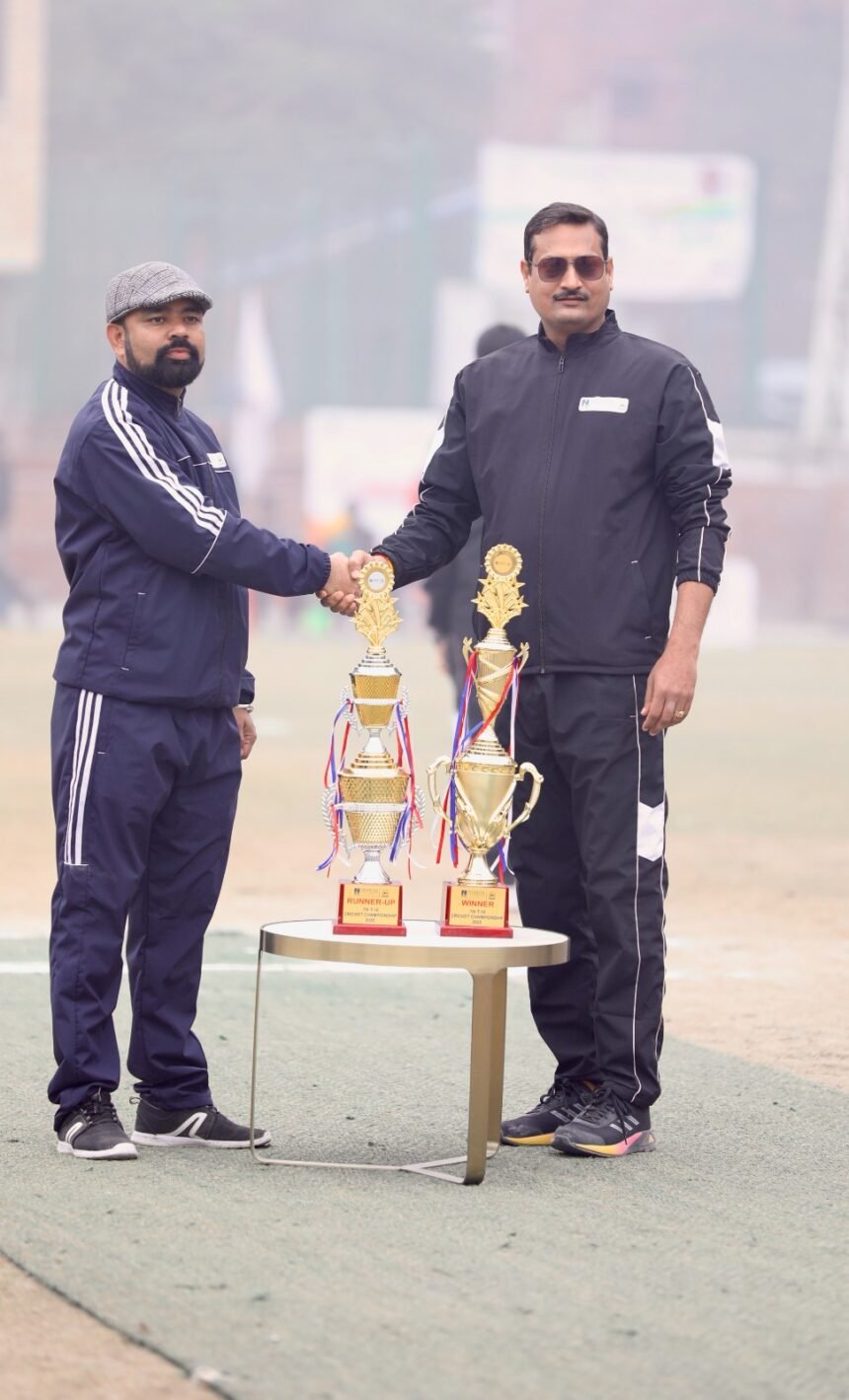 Sharda University Staff Cricket Tournament concludes, Hospital XI becomes winner, Registrar XI becomes runner-up IMAGE CREDIT TO Sharda University