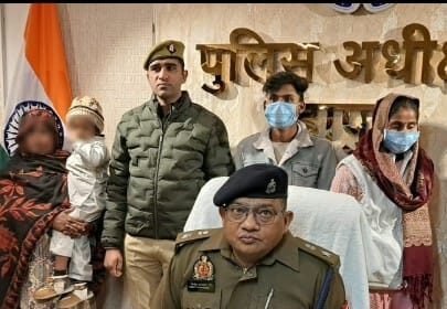 Kidnapped three-year-old innocent girl found safe from Loni, two accused including a woman in police custody IMAGE CREDIT T POLICE