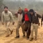 Muradnagar police arrested the murderer in an encounter, shot in the leg IMAGE CREDIT TO POLICE