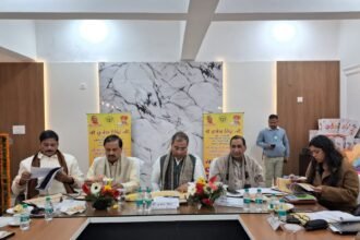 A comprehensive review of the district's development works was conducted under the chairmanship of the minister in charge, and officials were instructed to complete the work in a timely and transparent manner IMAGE CREDIT TO INFORMATION DEPARTMENT