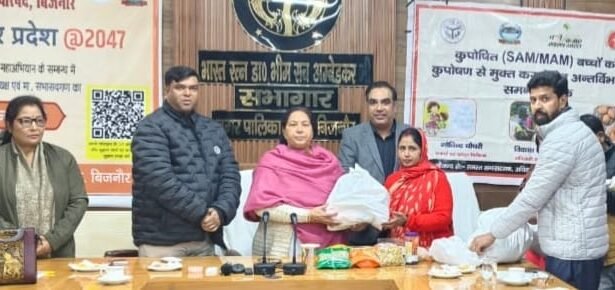 Distribution of nutrition kits in the municipality, a collective resolution against malnutrition IMAGE CREDIT TO NAGAR PALIKA