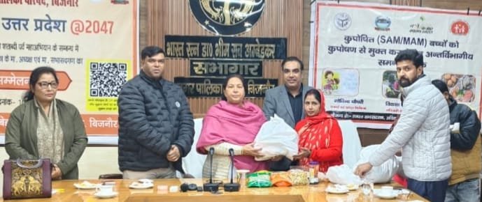 Distribution of nutrition kits in the municipality, a collective resolution against malnutrition IMAGE CREDIT TO NAGAR PALIKA