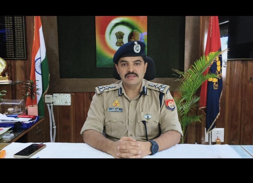 Tight security measures in Meerut region for Guru Gobind Singh Jayanti on December 27, with thousands of policemen on the ground IMAGE CREDIT TO POLICE