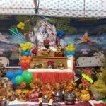 On the fourth day of Shrimad Bhagwat Katha, Krishna Janmotsav was celebrated, devotees danced in Nandotsav IMAGE CREDIT TO REPORTER