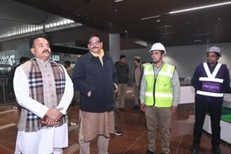 MLA inspected Noida International Airport: Took information about facilities and safety standards IMAGE CREDIT TO REPORTER