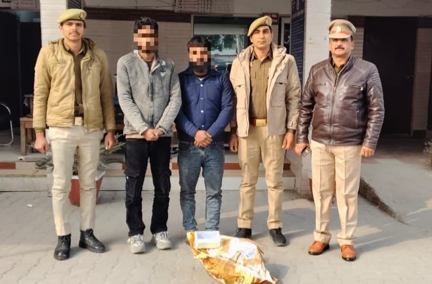 Theft exposed in 24 hours, two vehicle thieves caught by Najibabad police promptness IMAGE CREDIT TO POLICE