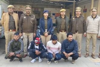 Wave City Police Busts Two-Wheeler Thief Gang, 4 Arrested IMAGE CREDIT TO POLICE