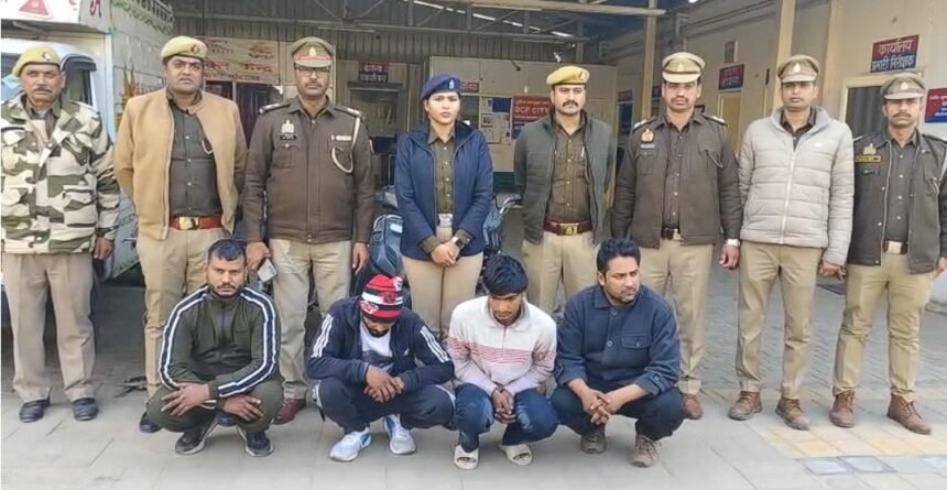 Wave City Police Busts Two-Wheeler Thief Gang, 4 Arrested IMAGE CREDIT TO POLICE