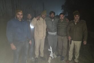 Operation Langra: 2 murderers arrested by Tronica City Police in encounter, shot in leg IMAGE CREDIT TO POLICE