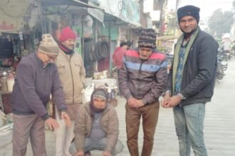 The cold weather has brought life to a standstill, and markets are deserted. IMAGE CREDIT TO REPORTER