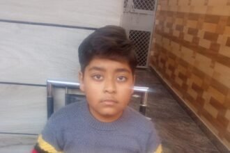 Monkeys attack an innocent child riding a bicycle outside his home, terror grips the city IMAGE CREDIT TO REPORTER