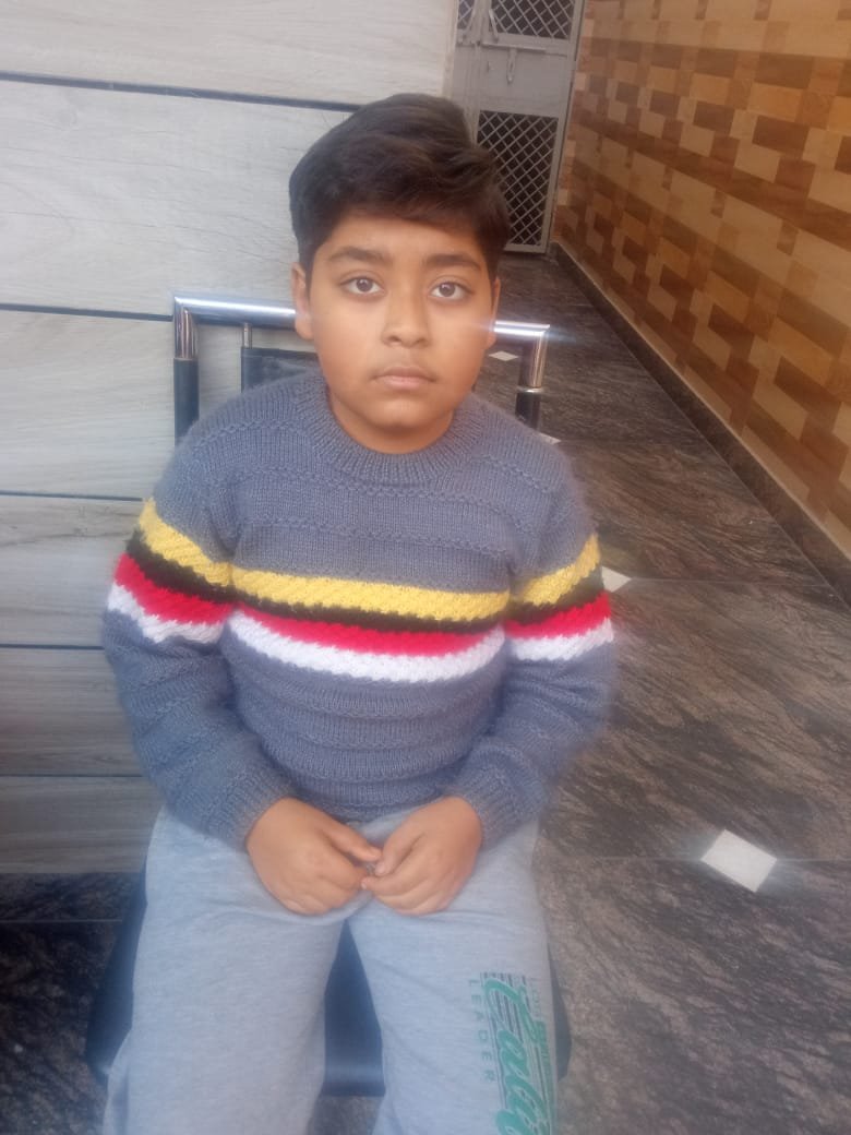 Monkeys attack an innocent child riding a bicycle outside his home, terror grips the city IMAGE CREDIT TO REPORTER