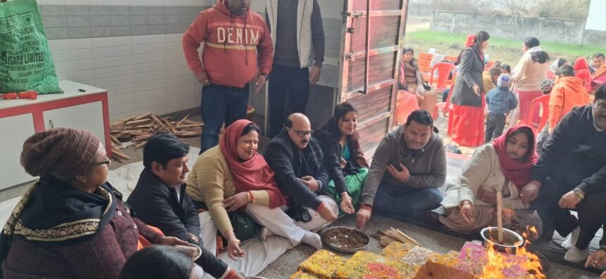 The annual festival of Shiv Shakti Temple in Simbhaoli concluded with devotion and enthusiasm. IMAGE CREDIT TO मंदिर समिति