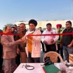 Free medical camp at Jewar toll plaza of Yamuna Expressway, health check-up of more than 200 people IMAGE CREDIT TO यमुना एक्सप्रेसवे प्राधिकरण