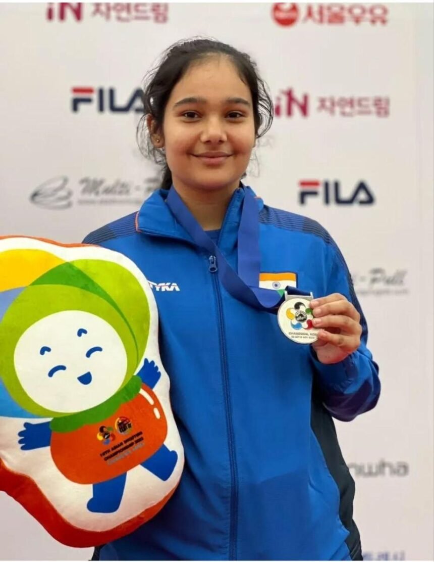 Nehru World School student Sanskriti Bana selected for Junior World Cup, wave of happiness in the school IMAGE CREDIT TO SCHOOL