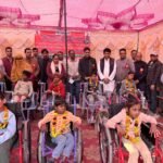 Assistive devices distributed to disabled children in Simbhaoli, 187 children benefited IMAGE CREDIT TO REPORTER