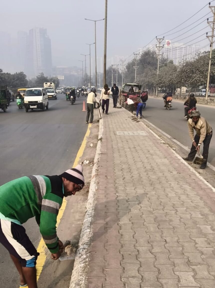 Greater Noida road safety alert: Authority launches major drive in accident-prone areas IMAGE CREDIT TO AUTHORITY